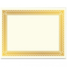 Geographics Gold Foil Certificate - Laser, Inkjet Compatible - Gold with Gold Border15 / Pack