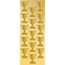 Geographics Gold Foil Trophy Seals - 1.25