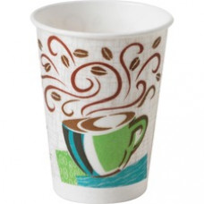 PerfecTouch Dixie Coffee Haze Hot Cups - 8 fl oz - 1000 / Carton - Coffee Haze - Paper, Cellulose Fiber - Hot Drink