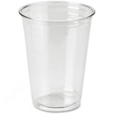 Dixie Crystal Clear Plastic Cups - 10 fl oz - 500 / Carton - Clear - Plastic - Cold Drink