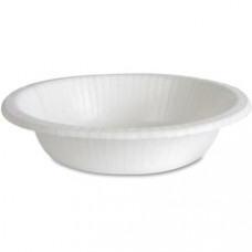 Dixie Basic 12-oz Paper Bowls - 12 fl oz Bowl - Paper - Microwave Safe - White - 125 Piece(s) / Pack