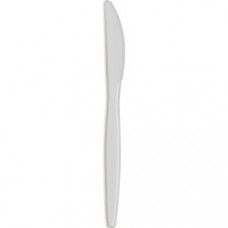 Dixie Medium Weight Plastic Cutlery - 1000/Carton - Plastic - White