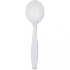 Dixie Heavyweight Plastic Cutlery - 100 / Box - 1000 Piece(s) - 1000/Carton - 1000 x Soup Spoon - 6.20