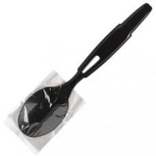 Dixie SmartStock Spoon - 960/Carton - Teaspoon - 1 x Teaspoon - Disposable - Polypropylene - Black