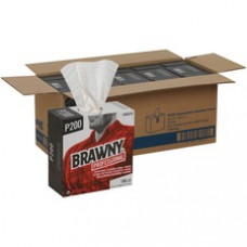 Brawny® Professional P200 Disposable Cleaning Towels - 4 Ply - Quarter-fold - 9.20