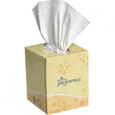 Georgia-Pacific Preference Cube 2ply Facial Tissue - 2 Ply - 7.65