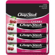 ChapStick Classic Cherry Lip Balm - 0.15 oz (4.3 g) - Cherry - Applicable on Lip - Skin - Portable - 1 Each