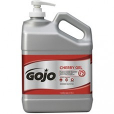 Gojo® Cherry Gel Pumice Hand Cleaner - Cherry Scent - 1 gal (3.8 L) - Pump Bottle Dispenser - Dirt Remover, Grease Remover, Oil Remover - Hand, Skin - Red - Heavy Duty, pH Balanced, Pleasant Scent - 1 Each