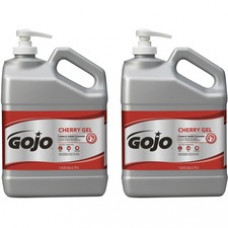 Gojo® Cherry Gel Pumice Hand Cleaner - Cherry Scent - 1 gal (3.8 L) - Pump Bottle Dispenser - Dirt Remover, Grease Remover, Oil Remover - Hand, Skin - Heavy Duty, pH Balanced, Pleasant Scent - 2 / Carton