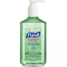 PURELL® Instant Hand Sanitizer with Aloe - 12 oz - Pump Bottle Dispenser - Kill Germs - Hand, Skin - Clear - Non-sticky, Residue-free - 1 Each