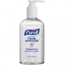 Gojo® Advanced Hand Sanitizer Gel - 8 fl oz (236.6 mL) - Pump Bottle Dispenser - Kill Germs - Hand - Clear - 1 Each