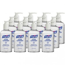 PURELL® Advanced Hand Sanitizer Gel - 8 fl oz (236.6 mL) - Pump Bottle Dispenser - Kill Germs - Hand - Clear - 12 / Carton