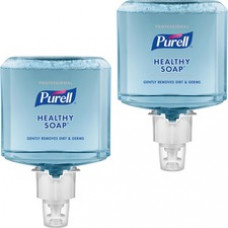 PURELL® ES4 Professional HEALTHY SOAP Fresh Scent Foam - Cranberry Scent - 40.6 fl oz (1200 mL) - Dirt Remover, Kill Germs - Hand, Skin - Blue - Dye-free, Pleasant Scent, Bio-based, Phthalate-free, Paraben-free, Triclosan-free - 2 / Carton