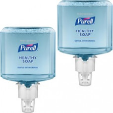 PURELL® ES4 0.5% BAK Antimicrobial Foam Soap - 40.6 fl oz (1200 mL) - Hand, Skin - Blue - Bio-based, Dye-free - 2 / Carton