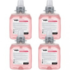 Gojo® FMX-12 Refill Cranberry Luxury Foam Handwash - Cranberry Scent - 42.3 fl oz (1250 mL) - Hand - Amber - Drip-free, Antibacterial-free, Bio-based - 4 / Carton