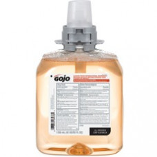 Gojo® FMX-12 Refill Foam Antibacterial Handwash - Fresh Fruit Scent - 42.3 fl oz (1250 mL) - Bacteria Remover - Hand - Amber - Triclosan-free - 1 Each