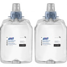 PURELL® FMX-20 Education Fragrance Free Foam Soap - Fresh Fruit Scent - 67.6 fl oz (2 L) - Dirt Remover, Kill Germs - Skin, School - Clear - Fragrance-free, Dye-free, Bio-based - 2 / Carton