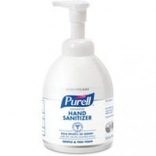 PURELL® Hand Sanitizer Foam - 18.1 fl oz (535 mL) - Pump Bottle Dispenser - Kill Germs - Hand, Skin - Clear - Non-aerosol, Anti-septic - 4 / Carton