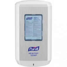 PURELL® CS6 Soap Dispenser - Automatic - 1.27 quart Capacity - Support 4 x C Battery - Touch-free, Wall Mountable, Site Window, Refillable, Lockable, Durable - White - 2 / Carton