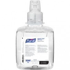 PURELL® CS6 Refill Healthy Soap Mild Foam - Fresh Fruit Scent - 40.6 fl oz (1200 mL) - Dirt Remover, Kill Germs - Hand, Skin - Fragrance-free, Dye-free, Bio-based - 2 / Carton