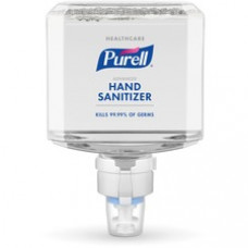 PURELL® Advanced Hand Sanitizer Foam Refill - Clean Scent - 40.6 fl oz (1200 mL) - Touchless Dispenser - Kill Germs - Hand - Clear - Dye-free, Refillable, Bio-based - 2 / Carton