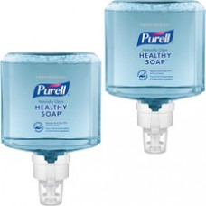 PURELL® ES8 Professional Naturally Clean Foam Soap - 40.6 fl oz (1200 mL) - Dirt Remover, Kill Germs - Skin - Blue - Preservative-free, Paraben-free, Phthalate-free, Dye-free, Bio-based - 2 / Carton