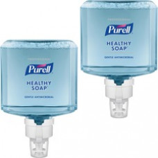PURELL® ES8 Prof 0.5% BAK Foam HEALTHY SOAP - 40.6 fl oz (1200 mL) - Kill Germs - Hand, Skin - Blue - Dye-free, Bio-based - 2 / Carton