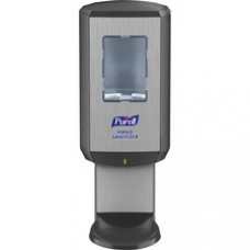 PURELL® CS8 Hand Sanitizer Dispenser - Automatic - 1.27 quart Capacity - Wall Mountable, Refillable, Site Window, Touch-free - Graphite - 1 / Carton