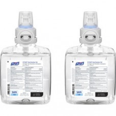 PURELL® VF PLUS Hand Sanitizer Gel Refill - 40.6 fl oz (1200 mL) - Kill Germs, Bacteria Remover - Hand, Restaurant, Cruise Ship - Quick Drying, Fragrance-free, Dye-free, Hygienic - 2 / Carton