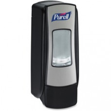 PURELL® Chrome/Black ADX-7 Foam Soap Dispenser - Manual - 23.67 fl oz Capacity - Chrome, Black - 1Each