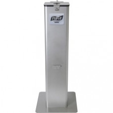 PURELL® Hand Sanitizing Wipes Stand Dispenser - Pull Out - 6000 x Sheet - Reflective Silver - Durable - 1 / Carton