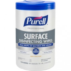 PURELL® Professional Surface Disinfecting Wipes - Ready-To-Use Wipe - Fresh Citrus Scent - 7