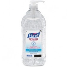 PURELL® Economy Size Pump Hand Sanitizer - 67.6 fl oz (2 L) - Pump Bottle Dispenser - Hand - Clear - Moisturizing - 1 Each