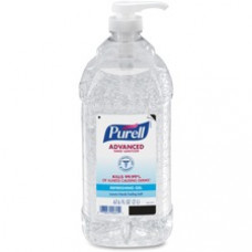 PURELL® Economy Size Pump Hand Sanitizer - 67.6 fl oz (2 L) - Pump Bottle Dispenser - Kill Germs - Hand - Clear - Moisturizing, Fragrance-free - 4 / Carton