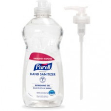 PURELL® Hand Sanitizer Gel - Clean Scent - 12.6 fl oz (372.6 mL) - Squeeze Bottle Dispenser - Kill Germs, Yeast Remover, Fungi Remover, Bacteria Remover - Hand, Skin - Clear - Paraben-free, Phthalate-free, Preservative-free - 1 Each