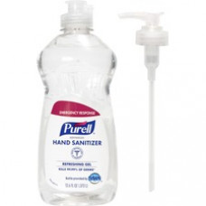PURELL® Pump Attachment for 12.6 oz Hand Sanitizer Squeeze Bottle - For Liquid Dispenser - Plastic - 12 / Box
