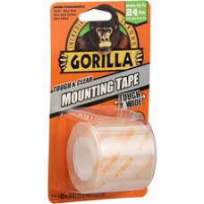Gorilla Tough & Clear Mounting Tape - 4 ft Length x 2