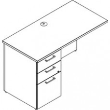 Groupe Lacasse Concept 300 Totem Desk Component - 48