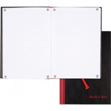 Black n' Red Casebound Business Notebook - 96 Sheets - Case Bound - Ruled9.9