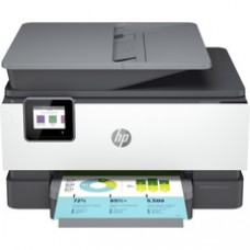 HP Officejet Pro 9015e Inkjet Multifunction Printer - Color - Copier/Fax/Printer/Scanner - 32 ppm Mono/32 ppm Color Print - 4800 x 1200 dpi Print - Automatic Duplex Print - Up to 25000 Pages Monthly - 250 sheets Input - Color Flatbed Scanner - 1200 d