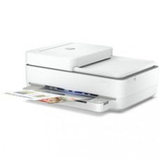 HP Envy 6455e Wireless Inkjet Multifunction Printer - Color - White - Copier/Mobile Fax/Printer/Scanner - 1200 x 1200 dpi Print - Automatic Duplex Print - Up to 1000 Pages Monthly - 100 sheets Input - Color Flatbed Scanner - 1200 dpi Optical Scan - C