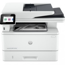 HP LaserJet Pro 4101fdwe Wireless Laser Multifunction Printer - Monochrome - White - Copier/Fax/Printer/Scanner - 4800 x 600 dpi Print - Automatic Duplex Print - Up to 80000 Pages Monthly - Color Flatbed Scanner - 1200 dpi Optical Scan - Monochrome Fax - 