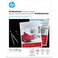 HP Laser Brochure/Flyer Paper - White - 97 Brightness - Letter - 8 1/2