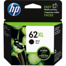 HP 62XL (C2P05AN) Original High Yield Inkjet Ink Cartridge - Black - 1 Each - 600 Pages