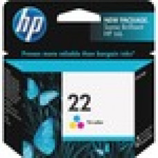 HP 22 Original Ink Cartridge - Inkjet - Standard Yield - 140 Pages - Cyan, Magenta, Yellow - 1 Each