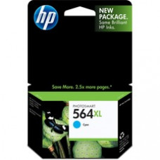 HP 564XL Original Ink Cartridge - Inkjet - 750 Pages - Cyan - 1 Each