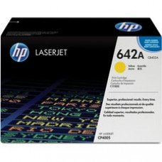 HP 642A Original Toner Cartridge - Single Pack - Laser - Standard Yield - 7500 Pages - Yellow - 1 Each