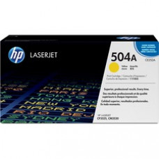 HP 504A Original Toner Cartridge - Single Pack - Laser - 7000 Pages - Yellow - 1 Each