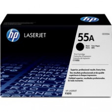 HP 55A Original Toner Cartridge - TAA Compliant - Laser - 6000 Pages - 1 Each