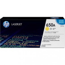 HP 650A Original Toner Cartridge - Single Pack - Laser - 15000 Pages - Yellow - 1 Each